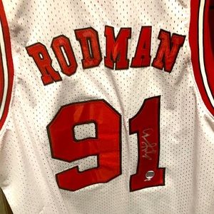 Dennis Rodman autographed